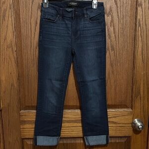 Liverpool Dark Blue Ankle Jeans